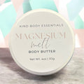 Magnesium Melt Body Butter — Fragrance Free (4 oz)